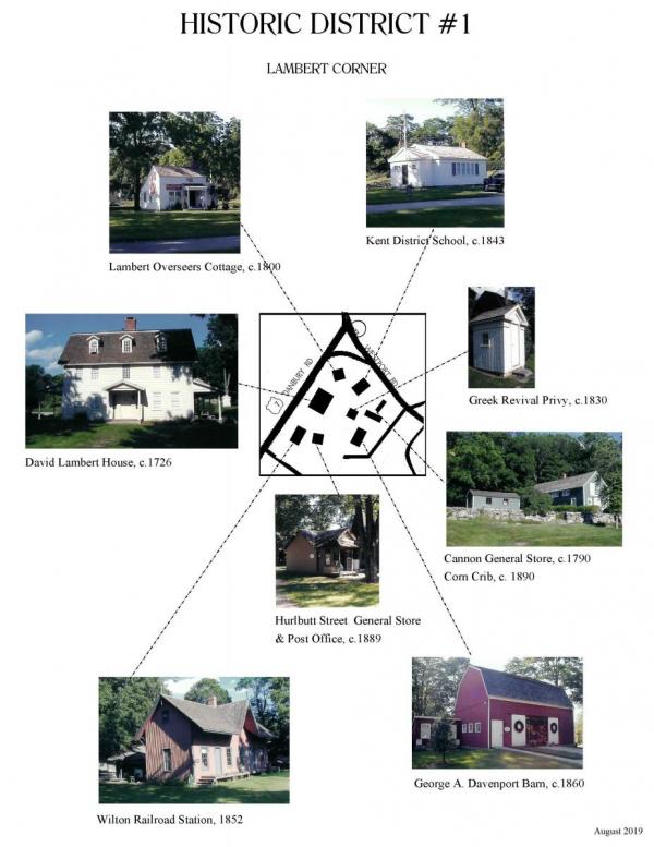 Photographs of Historic Buildings from each historic district