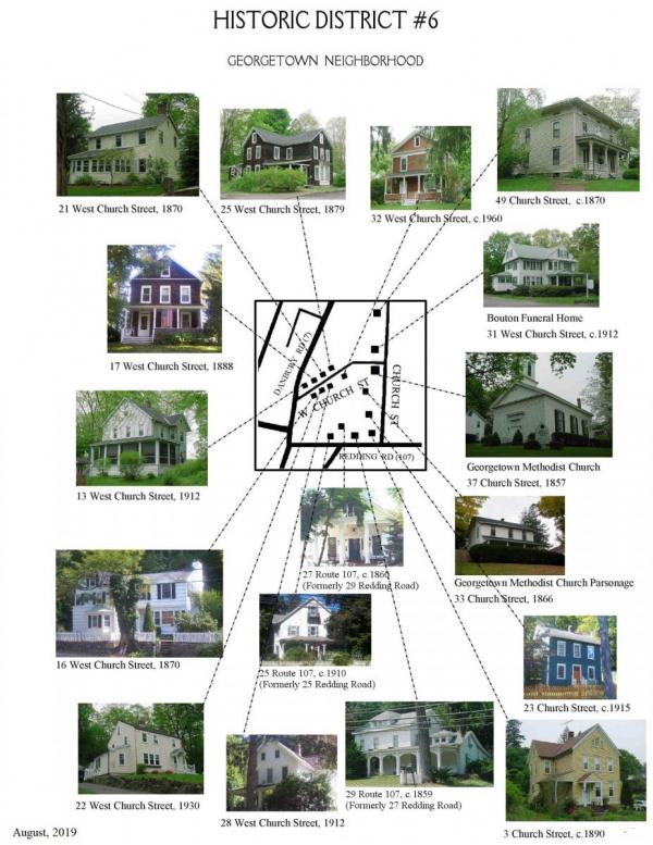 Photographs of Historic Buildings from each historic district