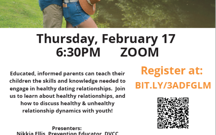 Join us on February 17th from 6:30 – 7:30pm